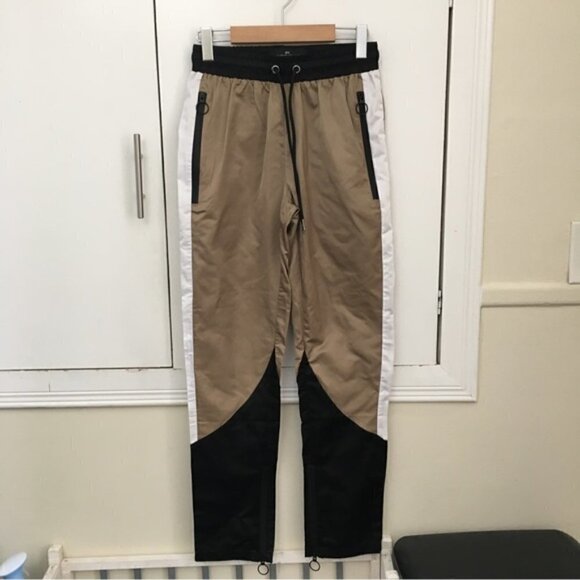 GET Fresh Company Toronto Colorblock Drawstring Ankle Zip Pants - Picture 2 of 8